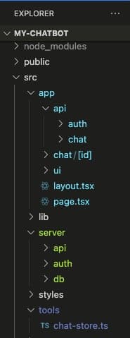 Screenshot showing Folder Color extension in action