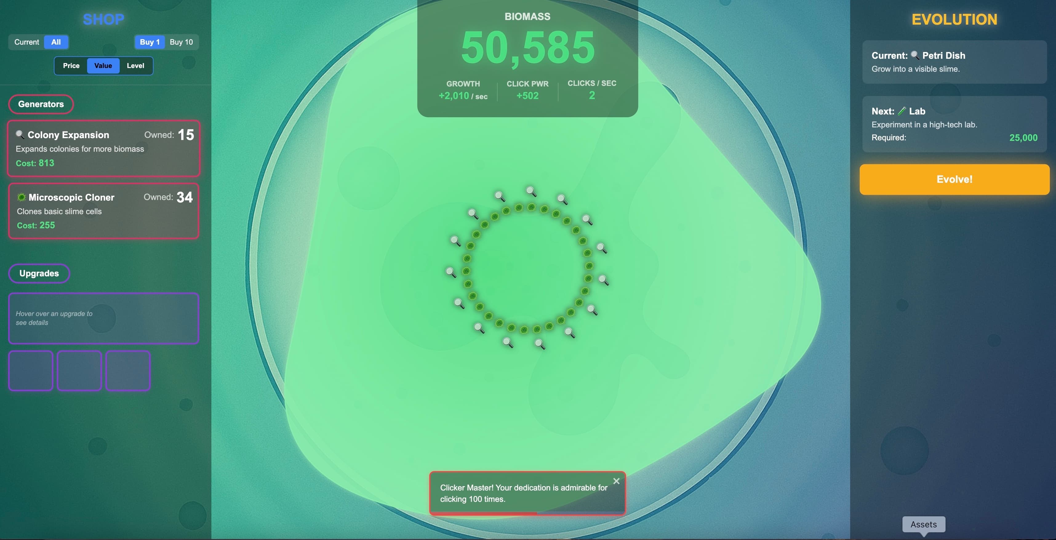 Blob game screenshot 4